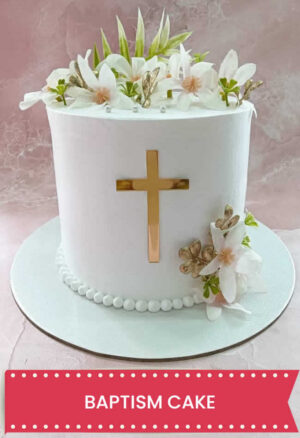 Baptism cake Baptism cake